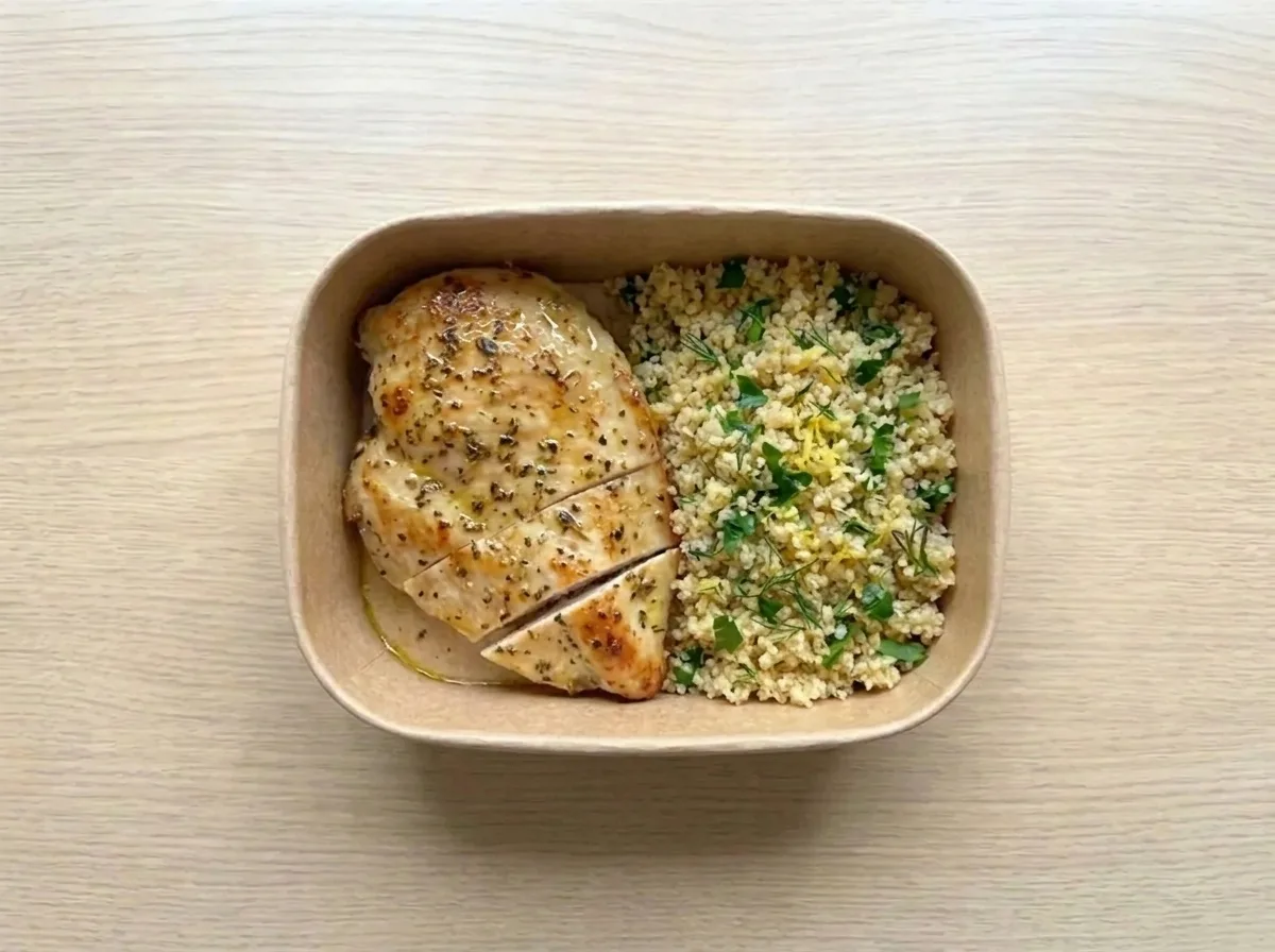 Un repas MeetMacros dans sa boîte